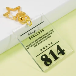 Custom acrylic 2025 keychains no minimum