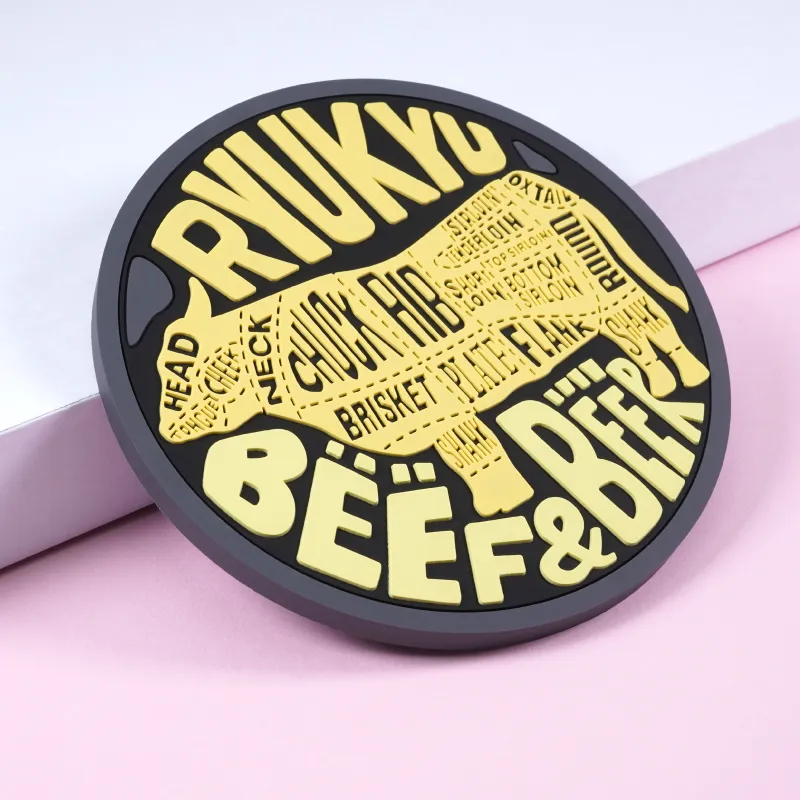 Raised Pvc Coaster Custom Rubber Coasters - Fast Shipping | You-Goods
