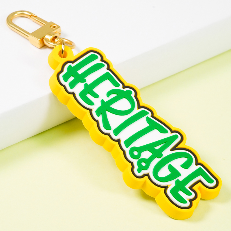 Rubber Thread Keychain Custom Rubber Keychains | You-Goods